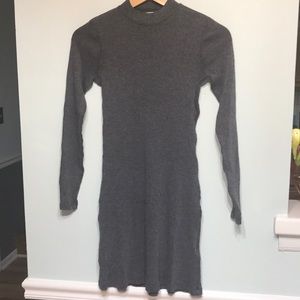 Grey Sweater mini dress
